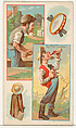 End Man / Old Pint Comfort, from the Jokes series (N118) issued by Duke Sons & Co. to promote Honest Long Cut Tobacco, W. Duke, Sons & Co. American, Commercial color lithograph