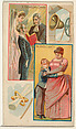 A Bachelor's Error / An Awful Waste, from the Jokes series (N118) issued by Duke Sons & Co. to promote Honest Long Cut Tobacco, W. Duke, Sons & Co. American, Commercial color lithograph
