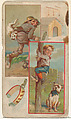 Stronghold / A Great Rent, from the Jokes series (N118) issued by Duke Sons & Co. to promote Honest Long Cut Tobacco, W. Duke, Sons & Co. American, Commercial color lithograph