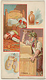 Lying Out of It / A Boxer, from the Jokes series (N118) issued by Duke Sons & Co. to promote Honest Long Cut Tobacco, W. Duke, Sons & Co. American, Commercial color lithograph