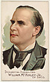 William McKinley Jr. of Ohio, from the Presidential Possibilities series (N124) issued by Duke Sons & Co. to promote Honest Long Cut Tobacco, W. Duke, Sons & Co.  American, Commercial color lithograph