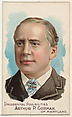 Arthur P. Gorman of Maryland, from the Presidential Possibilities series (N124) issued by Duke Sons & Co. to promote Honest Long Cut Tobacco, W. Duke, Sons & Co. American, Commercial color lithograph