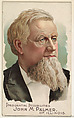 John M. Palmer of Illinois, from the Presidential Possibilities series (N124) issued by Duke Sons & Co. to promote Honest Long Cut Tobacco, W. Duke, Sons & Co. American, Commercial color lithograph