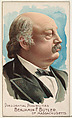 Benjamin F. Butler of Massachusetts, from the Presidential Possibilities series (N124) issued by Duke Sons & Co. to promote Honest Long Cut Tobacco, W. Duke, Sons & Co.  American, Commercial color lithograph