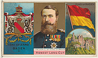Frederic, Grand Duke of Baden, from the Rulers, Flags, and Coats of Arms series (N126-1) issued by W. Duke, Sons & Co., W. Duke, Sons & Co.  American, Commercial color lithograph