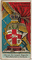 Governor General of Canada, from the Rulers, Flags, and Coats of Arms series (N126-2) issued by W. Duke, Sons & Co., Issued by W. Duke, Sons & Co. (New York and Durham, N.C.), Commercial color lithograph
