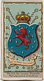 King of Holland, from the Rulers, Flags, and Coats of Arms series (N126-2) issued by W. Duke, Sons & Co., Issued by W. Duke, Sons & Co. (New York and Durham, N.C.), Commercial color lithograph