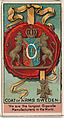 Oscar II, King of Sweden and Norway, from the Rulers, Flags, and Coats of Arms series (N126-2) issued by W. Duke, Sons & Co., Issued by W. Duke, Sons & Co. (New York and Durham, N.C.), Commercial color lithograph