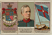 Count von Moltke of Oldenburg, from the Rulers, Flags, and Coats of Arms series (N126-2) issued by W. Duke, Sons & Co., Issued by W. Duke, Sons & Co. (New York and Durham, N.C.), Commercial color lithograph