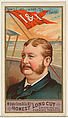Francis S. Land, from the Sea Captains series (N127) issued by Duke Sons & Co. to promote Honest Long Cut Tobacco, W. Duke, Sons & Co. American, Commercial color lithograph