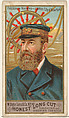 Frederick Watkins, from the Sea Captains series (N127) issued by Duke Sons & Co. to promote Honest Long Cut Tobacco, W. Duke, Sons & Co. American, Commercial color lithograph