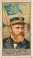 Julius Barre, from the Sea Captains series (N127) issued by Duke Sons & Co. to promote Honest Long Cut Tobacco, W. Duke, Sons & Co. American, Commercial color lithograph