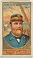 Richard Bussius, from the Sea Captains series (N127) issued by Duke Sons & Co. to promote Honest Long Cut Tobacco, W. Duke, Sons & Co. American, Commercial color lithograph