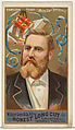 Hamilton Perry, from the Sea Captains series (N127) issued by Duke Sons & Co. to promote Honest Long Cut Tobacco, W. Duke, Sons & Co. American, Commercial color lithograph