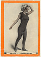 Annette Kellermann, No. 40, from the Champion Women Swimmers series (T221), issued by Pan Handle Scrap, Pan Handle Scrap Company  American, Commercial color lithograph