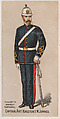 Captain, Artillery, Kingston, V.M. Jamaica, from the Military Series (N224) issued by Kinney Tobacco Company to promote Sweet Caporal Cigarettes, Kinney Brothers Tobacco Company American, Commercial color lithograph