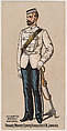 Private, Mount Corps, Kingston, V.M., Jamaica, from the Military Series (N224) issued by Kinney Tobacco Company to promote Sweet Caporal Cigarettes, Kinney Brothers Tobacco Company American, Commercial color lithograph