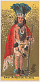 Chief, Marquesas Islands, from the Military Series (N224) issued by Kinney Tobacco Company to promote Sweet Caporal Cigarettes, Kinney Brothers Tobacco Company American, Commercial color lithograph