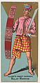 Malay Warrior, from the Military Series (N224) issued by Kinney Tobacco Company to promote Sweet Caporal Cigarettes, Kinney Brothers Tobacco Company American, Commercial color lithograph