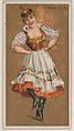 Csardas, from National Dances (N225, Type 1) issued by Kinney Bros., Kinney Brothers Tobacco Company American, Commercial color lithograph