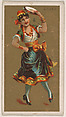 Gitana, from National Dances (N225, Type 1) issued by Kinney Bros., Kinney Brothers Tobacco Company American, Commercial color lithograph