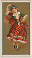 Highland Fling, from National Dances (N225, Type 1) issued by Kinney Bros., Kinney Brothers Tobacco Company American, Commercial color lithograph