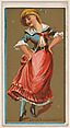 Sailor's Hornpipe, from National Dances (N225, Type 1) issued by Kinney Bros., Kinney Brothers Tobacco Company American, Commercial color lithograph