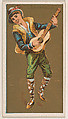 Saltarello, from National Dances (N225, Type 1) issued by Kinney Bros., Kinney Brothers Tobacco Company American, Commercial color lithograph