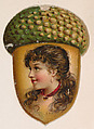 Acorn, from the Novelties series (N228, Type 4) issued by Kinney Bros., Kinney Brothers Tobacco Company American, Commercial color lithograph