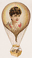 Hot air balloon, from the Novelties series (N228, Type 4) issued by Kinney Bros., Kinney Brothers Tobacco Company  American, Commercial color lithograph