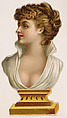 Statue, from the Novelties series (N228, Type 4) issued by Kinney Bros., Kinney Brothers Tobacco Company American, Commercial color lithograph