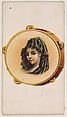 Tambourine, from the Novelties series (N228, Type 5) issued by Kinney Bros., Kinney Brothers Tobacco Company  American, Commercial color lithograph