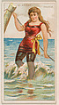 St. Enogat, France, from the Surf Beauties series (N232), issued by Kinney Bros., Kinney Brothers Tobacco Company American, Commercial color lithograph