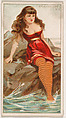 Atlantic City, New Jersey, from the Surf Beauties series (N232), issued by Kinney Bros., Kinney Brothers Tobacco Company American, Commercial color lithograph