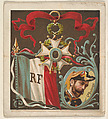 France, from the International Cards series (N238), issued by Kinney Bros., Kinney Brothers Tobacco Company  American, Commercial color lithograph
