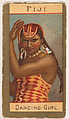 Fiji, Dancing Girl, from Types of Nationalities (N240) issued by Kinney Bros., Kinney Brothers Tobacco Company  American, Commercial color lithograph
