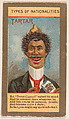 Tartar, from Types of Nationalities (N240) issued by Kinney Bros., Kinney Brothers Tobacco Company American, Commercial color lithograph