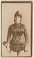 [Actress in costume], from the Actors and Actresses series (N150b) issued by Duke Sons & Co. to promote Duke Cigarettes, W. Duke, Sons & Co.  American, Albumen photograph