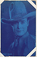 Wally Wales from Western Stars or Scenes Exhibit Cards series (W412), Exhibit Supply Company American, Commercial color photolithograph