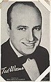 Ted Weems from TV and Radio Stars Exhibit Cards series (W409), International Mutoscope Reel Company, Commercial photolithograph