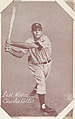 Charles Keller from Salutations Baseball Exhibits series (W462), Exhibit Supply Company American, Commercial color photolithograph