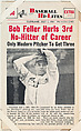 Bob Feller #60 from Nu-Card Baseball Hi-Lites series (W460), Nu-Card, Inc., Commercial photolithograph