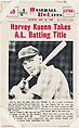 Harvey Kuenn #59 from Nu-Card Baseball Hi-Lites series (W460), Nu-Card, Inc., Commercial photolithograph