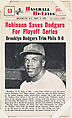 Jackie Robinson #53 from Nu-Card Baseball Hi-Lites series (W460), Nu-Card, Inc., Commercial photolithograph