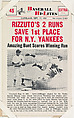 Phil (Little Scooter) Rizzuto #45 from Nu-Card Baseball Hi-Lites series (W460), Nu-Card, Inc., Commercial photolithograph