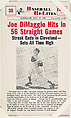 Joe DiMaggio #38 from Nu-Card Baseball Hi-Lites series (W460), Nu-Card, Inc., Commercial photolithograph