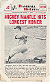Mickey Mantle #22 from Nu-Card Baseball Hi-Lites series (W460), Nu-Card, Inc., Commercial photolithograph