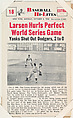 Don Larsen #18 from Nu-Card Baseball Hi-Lites series (W460), Nu-Card, Inc., Commercial photolithograph