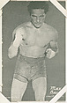 Max Baer from Boxers Exhibits series (W467), Exhibit Supply Company  American, Commercial photolithograph