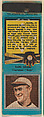 Earl Adams, Cincinnati Reds, from the Baseball Players Match Cover design series (U1) issued by Diamond Match Company, The Diamond Match Company American, Printed matchbook